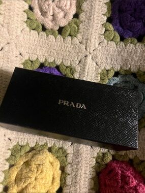 Prada Black Box with Silver Logo